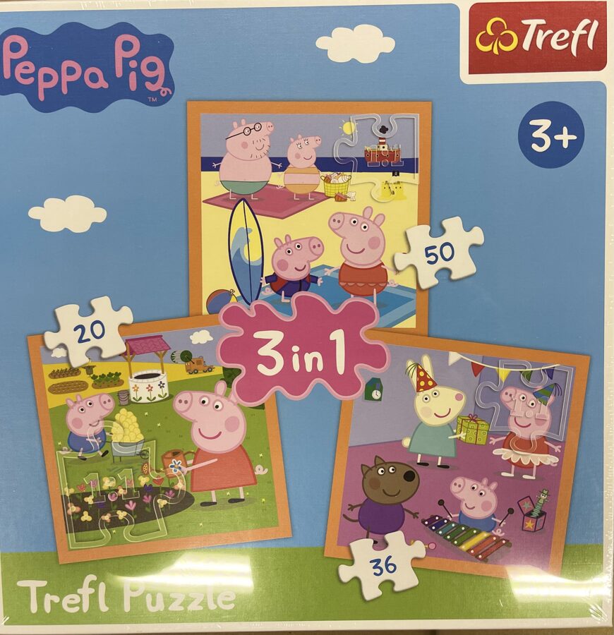 Trefl puzle Peppa Pig 3 in 1