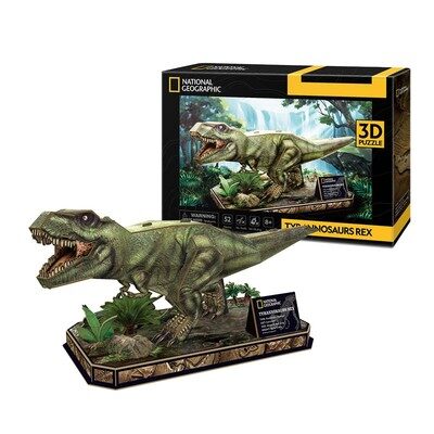 3D puzle National Geographic TYRANNOSAURUS REX dinozaurs