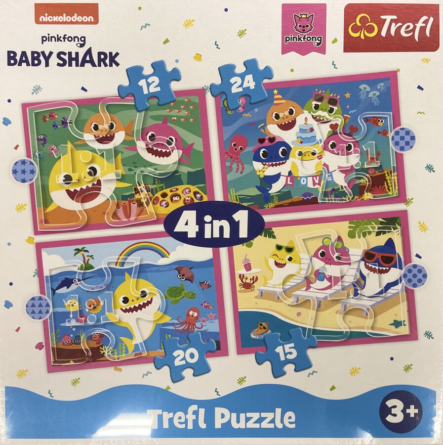 Trefl puzle BABY SHARK 4 in 1