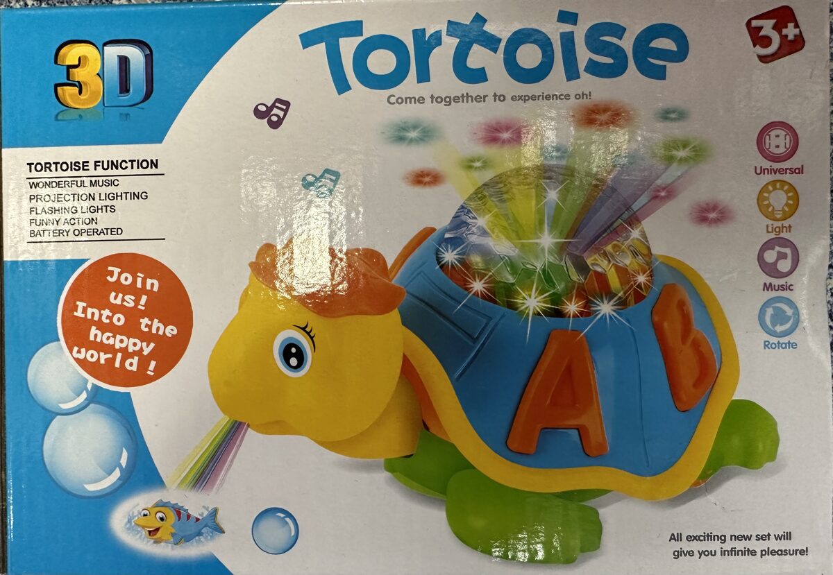 Interaktīva rotaļlieta mazuļiem Tortoise ar gaismas un skaņas signāliem