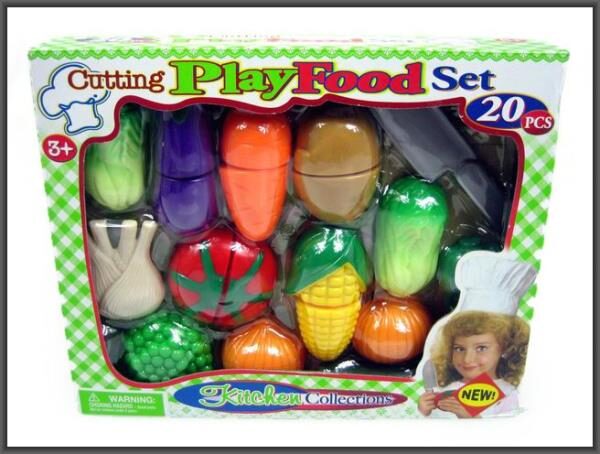 Play Food Set griežamie dārzeņi