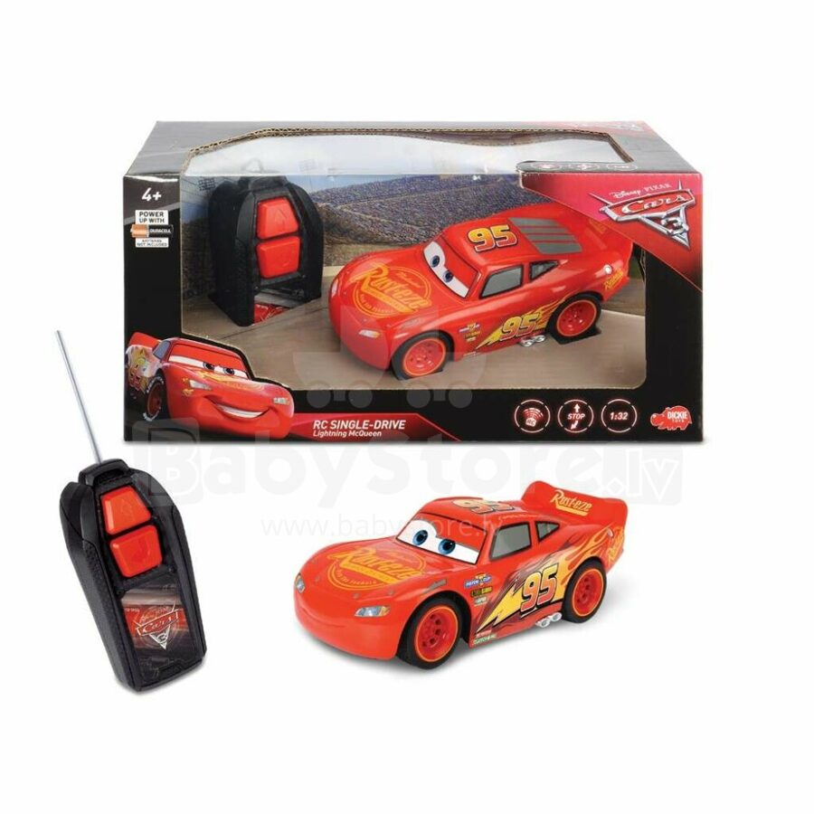 Dickie Disney Pixar Cars 3 Lightening McQueen radiovadāma mašīna