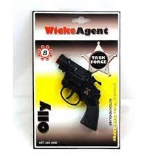Spēļu revolveris ar plaukšķenēm Wicke Agent