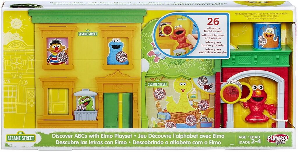 Playskool Friends komplekts SESAME STREET Discover ABCs with Elmo Playset