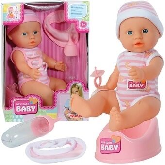 Lelle mazulis ar aksesuāriem NEW BORN BABY 30 cm