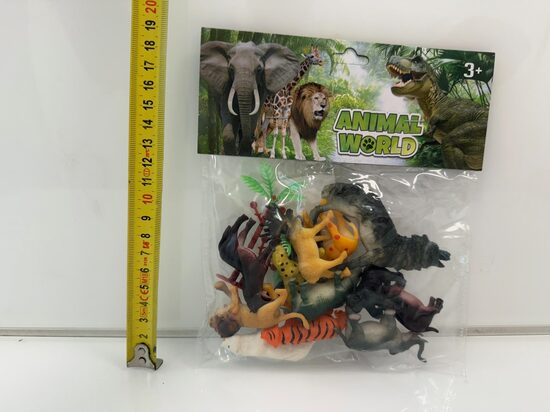 Mini meža dzīvnieku figūru komplekts