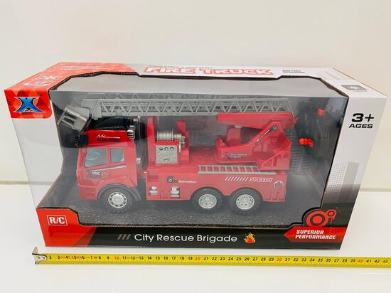 Radiovadāma ugunsdzēsēju mašīna CITY RESCUE BRIGADE