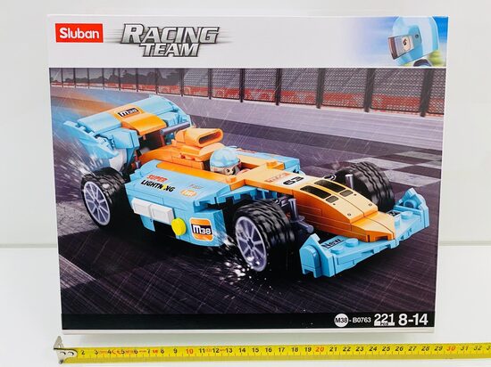 Sluban konstruktors RACING TEAM formula, 221 elementi