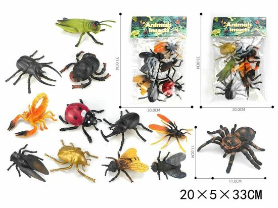 Rotaļļu figūras insekti un kukaiņi ANIMALS INSECTS