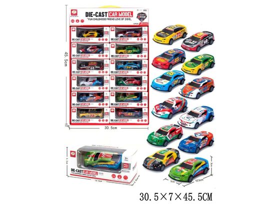 Metāla sporta mašīnīte CAR MODEL, cena par 1 gab