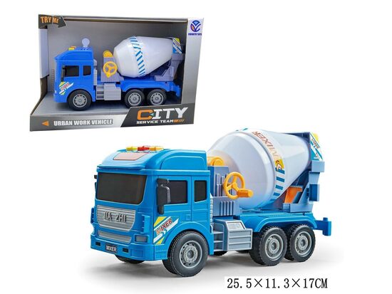 Speļu betonvedēja mašīna ar skaņu un gaismu CITY SERVICE TEAM