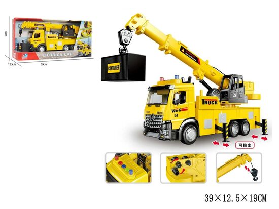 Interaktīvs spēļu ceļamkrāns ar gaismas un skaņas signāliem