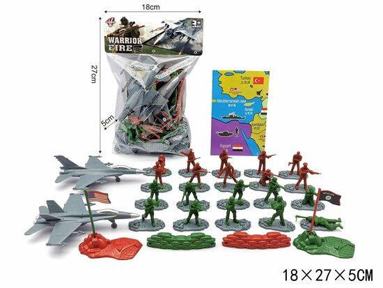 Armijas zaldātiņu un tehnikas komplekts spēļu Warior FIRE 5900949486826