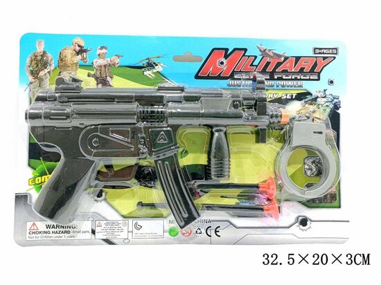 Spēļu karabīne ierocis ar aksesuāriem MILITARY