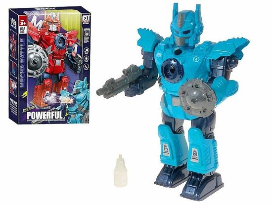 Interaktīvs robots POWERFUL, 32 cm, pūš dūmus, ar gaismām, skaņu