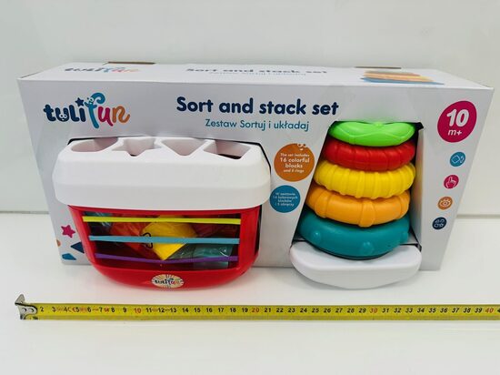 DUMEL attīstoša rotaļlieta mazuļiem Sort and stuck set