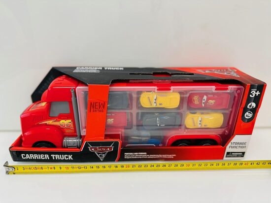 Autoevakuators lafete ar mašīnām CARRIER TRUCK