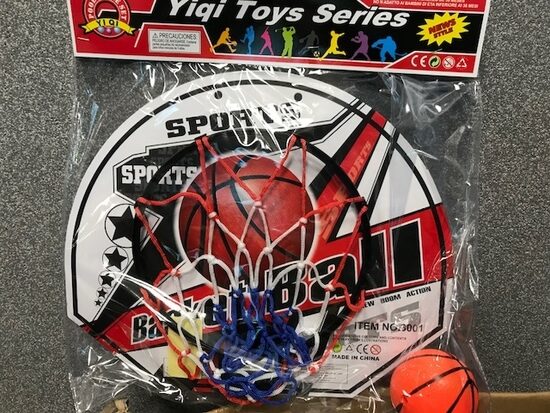 Bērnu spēļu basketbola grozs mini ar bumbiņu