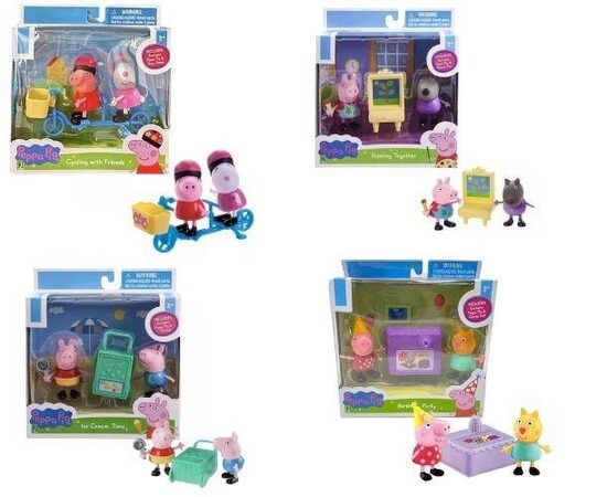 Peppa Pig cūciņas ar aksesuāriem