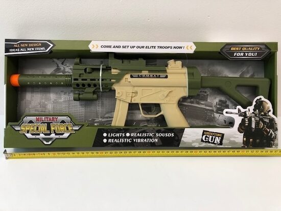 Interaktīva karabīne Special Force ar skaņas un gaismas signāliem