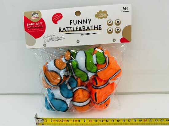 Vannas rotaļlieta Zivtiņas FUNNY RATTLE and BATH