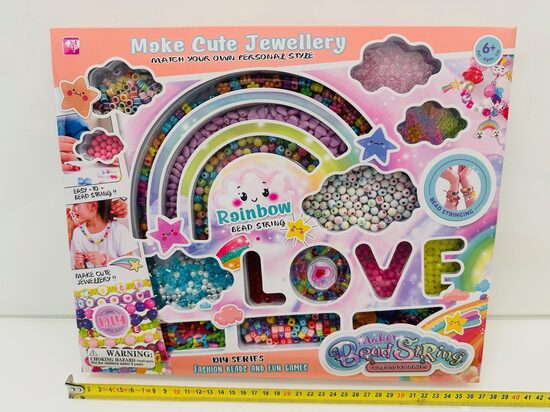 Pērlīšu komplekts LOVE rotaslietu izgatavošanai