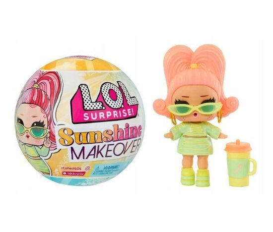 MGA LOL SURPRISE SUNSHINE MAKEOVER DOLL pārsteiguma  lelle