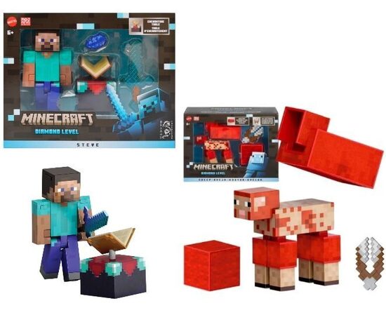 Mattel MINECRAFT DIAMOND LEVEL Figūra STEVE
