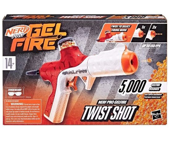 Hasbro NERF GEL FIRE TWIST SHOT ierocis ar orbīziem