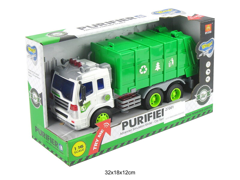 Interaktīva atkritumu izvedēja mašīna