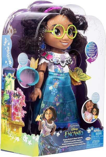 Interaktīva Disney ENCANTO lelle Singing Mirabel and Magic Butterfly, dzied un runā
