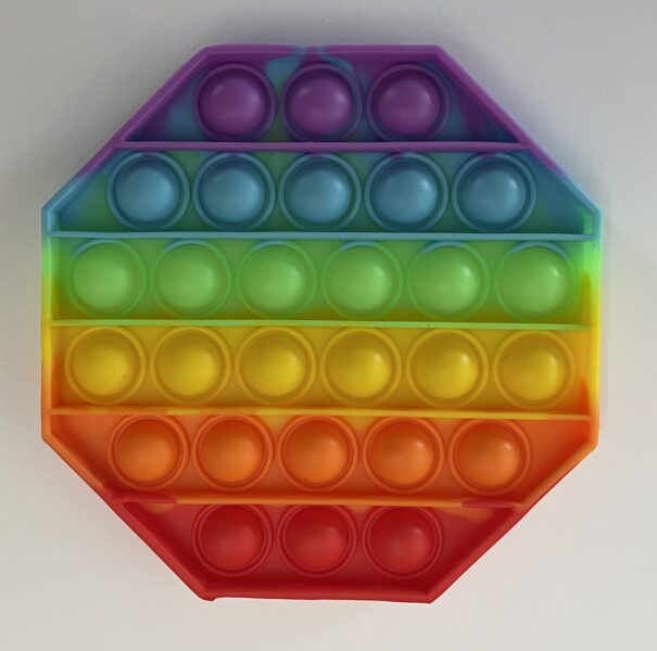  POP IT rotaļlieta- Mix krāsas-daudzstūris
