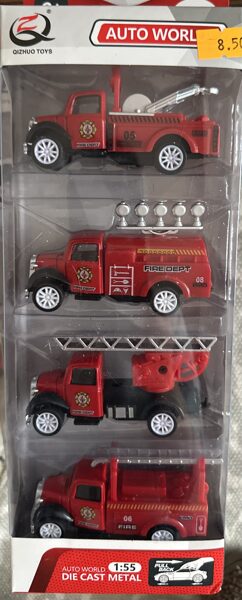 Ugunsdzēsēju metāla mašīnu komplekts