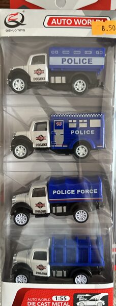 Policijas metāla mašīnu komplekts