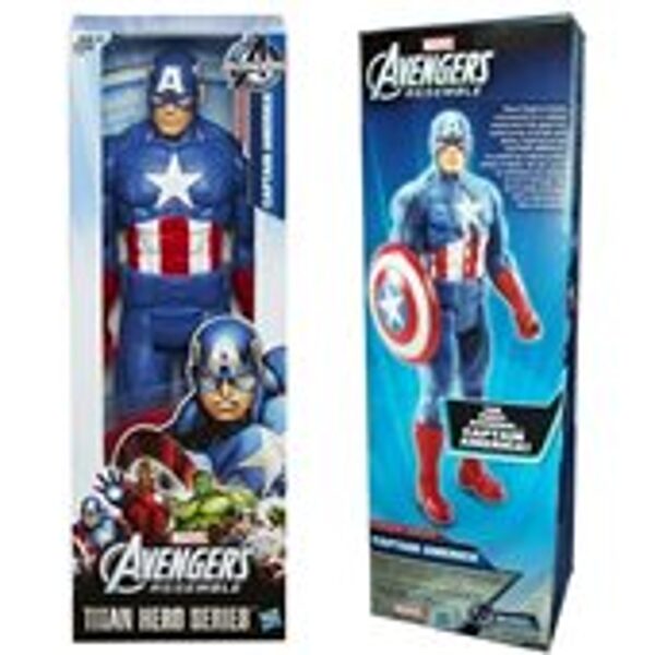 Hasbro Marvel Avengers Assamble Titan Hero Series CAPTAIN AMERICA