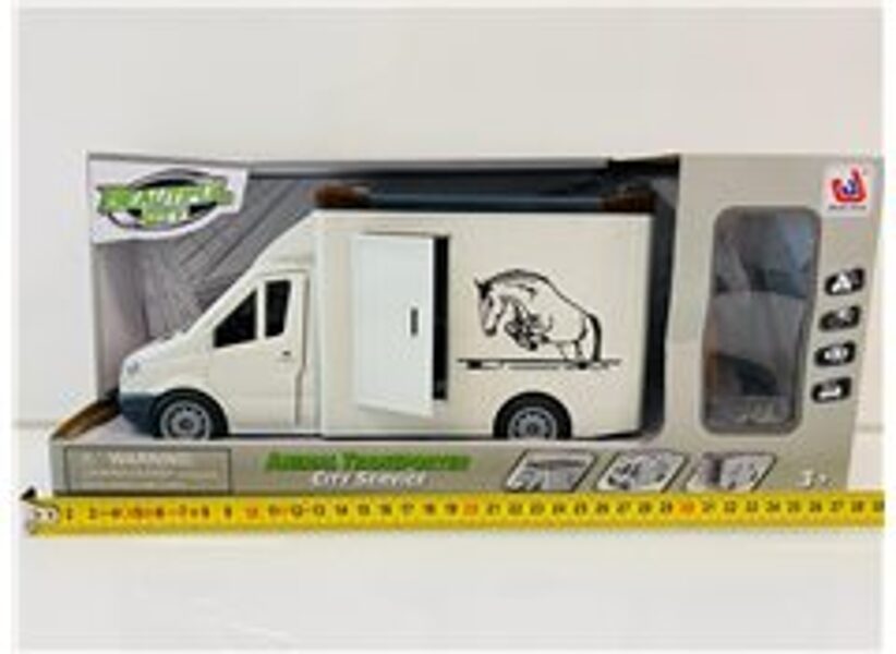 Zirgu pārvadāšanas treileris CITY Service, interaktīvs ar skaņas un gaismas signāliem