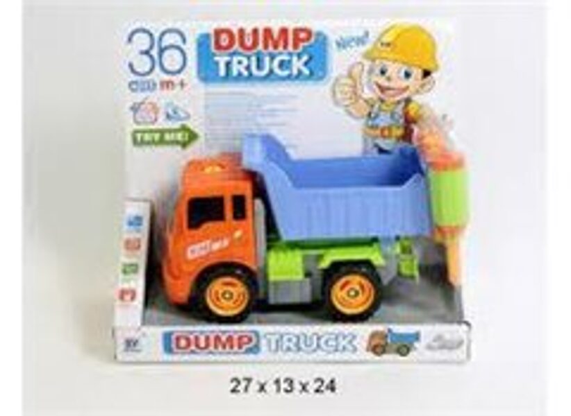 Automašīna ar instrumentime riepu montāžai DUMP TRACK