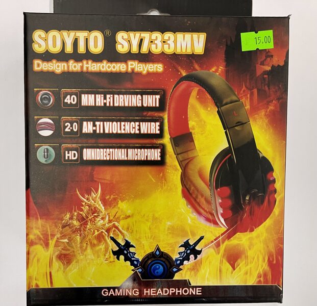GAMING HEADPHONE Soyto SY733MV austiņas ar mikrafonu spēlēm