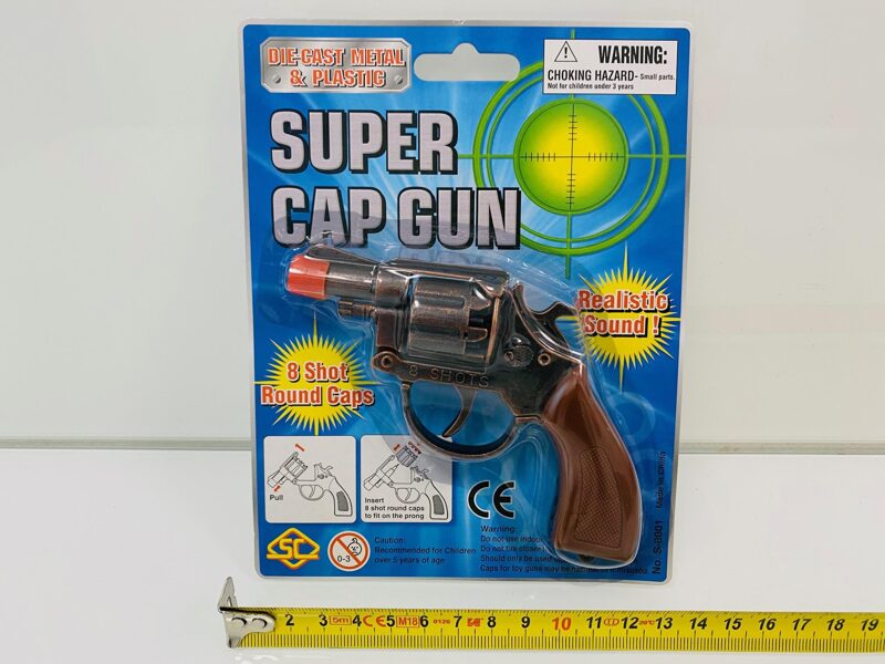 Metāla revolveris Super Cap Gun ar pistoniem