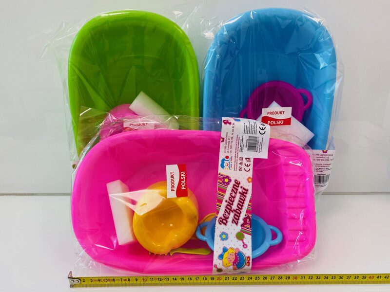 Vanniņa lellei ar aksesuāriem