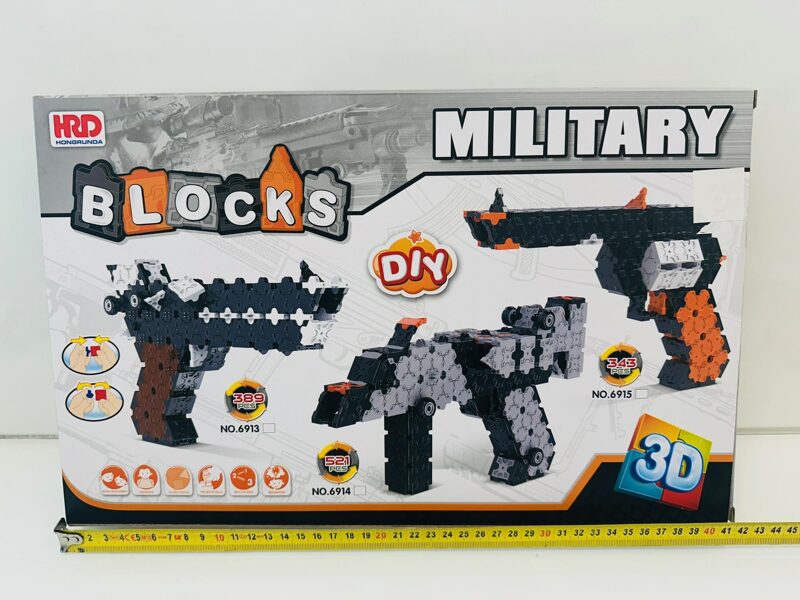 MILITARY BLIOCKS konstruktors 389 elemeenti 3D