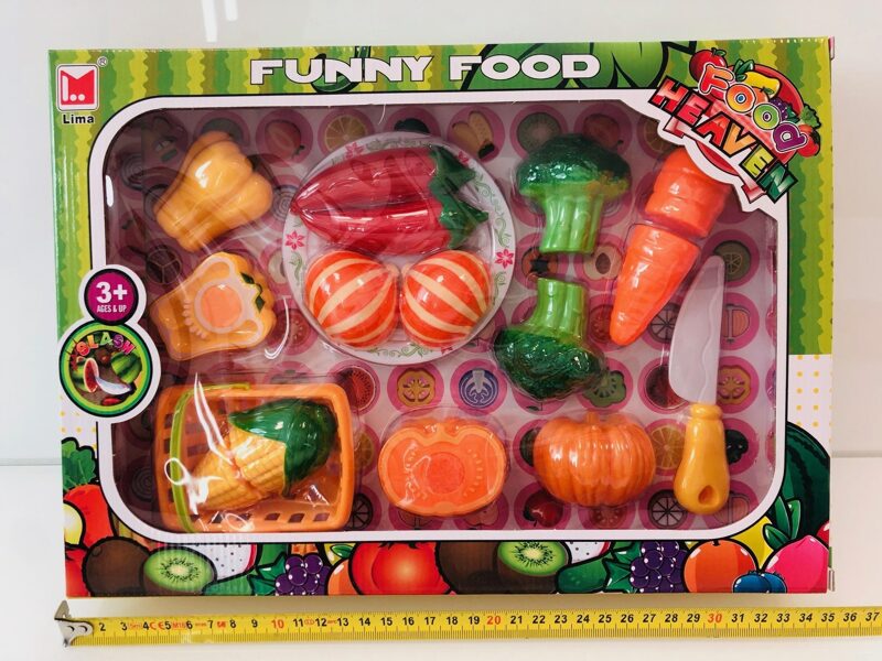 Funny Food spēļu dārzeņi griežamie