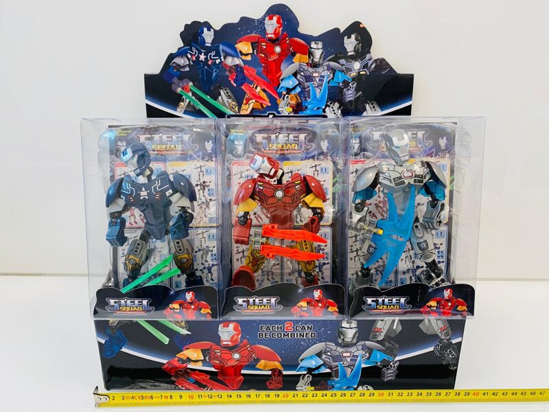 Figūra Steel Squad, var kombinēt ar citām figūrām