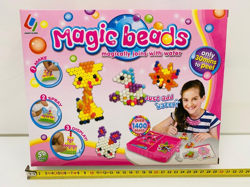 Ūdens pērlītes Magic Beads komplekts, 1400 pērles