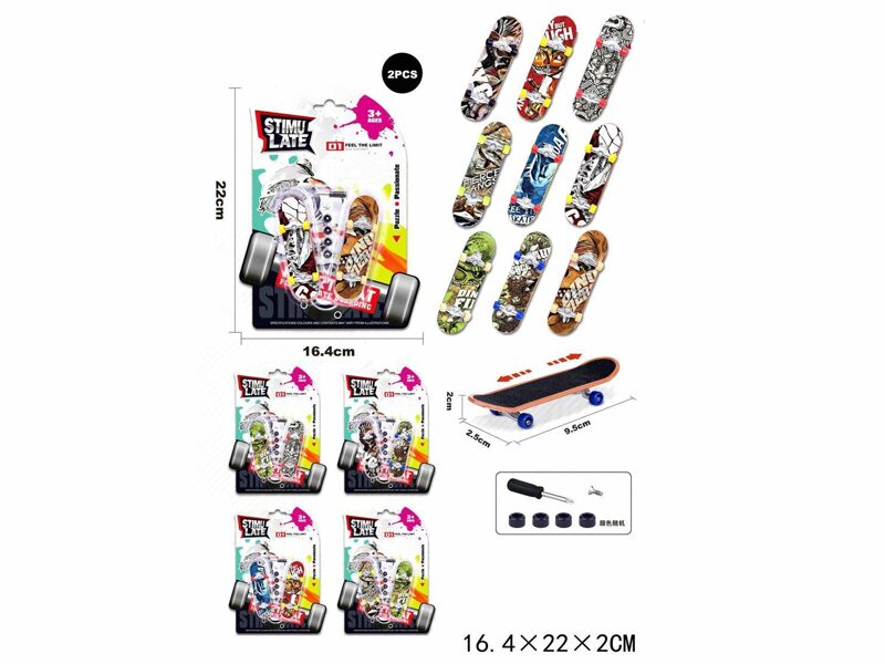 Mini skrituļdēlis Fingerboard Simulation, 2 gb