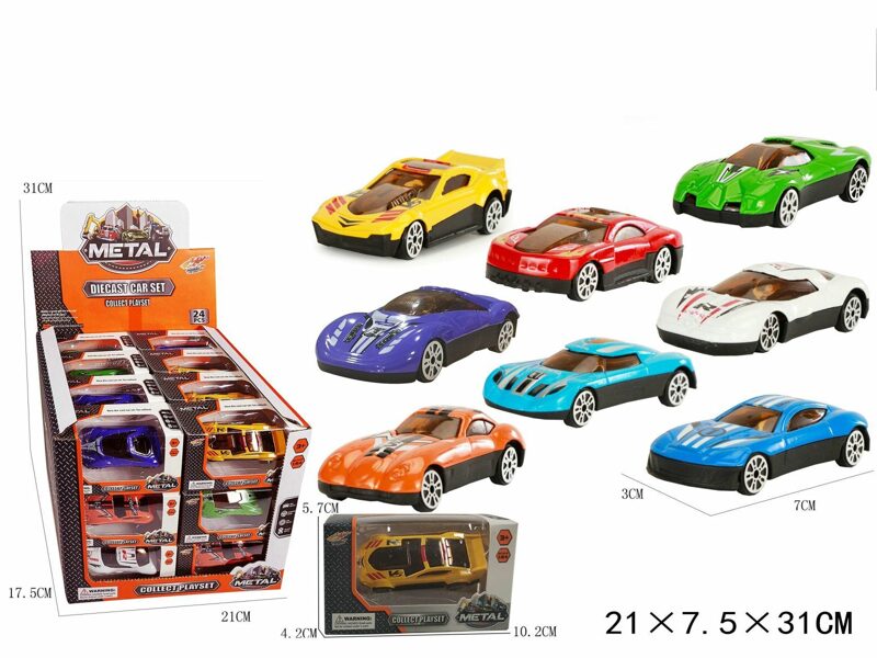 Sporta mašīnas modelītis, metāla, kolekcionējamais