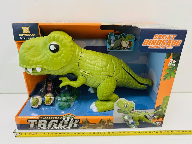 Sprint Dinosaur Parking lot komplekts ar dinozauru un mašīnītēm