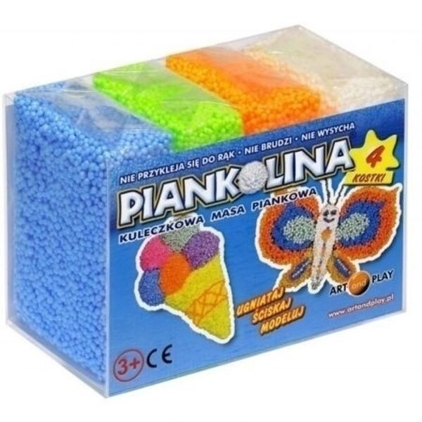Veidošanas masa PIANKOLINA, 4 krāsas, ice