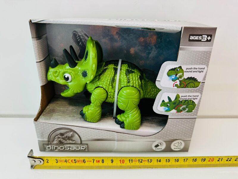 DINOSAUR interaktīvs ar skaņas un gaismas signāliem dinozaurs