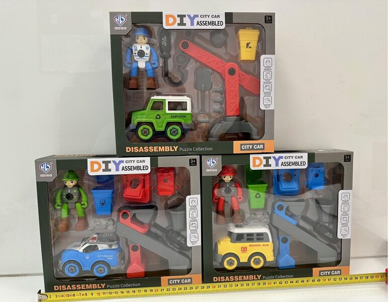 Attīstošs Komplekts DIY ASSEMBLED CITY CAR